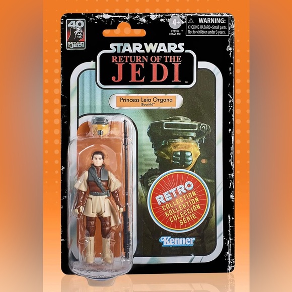 Star Wars Return of the Jedi Retro Collection Princess Leia Organa Action Figure - Picture 7 of 7